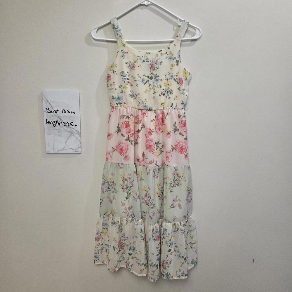 Lilt Kids Size 10 Floral Pastel Flowy Dress